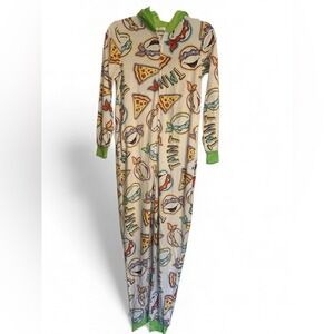 Teenage Mutant‎ Ninja Turtles  Hooded Pajamas One Piece Sleepwear X-Small